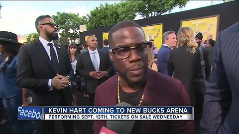 Kevin Hart schedules show at new Milwaukee Bucks arena this Fall