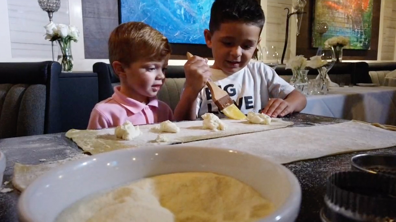 Cooking with pre-schoolers can help teach them listening skills