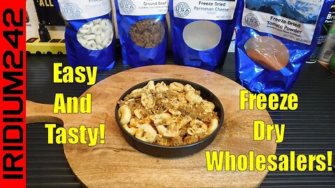 Easy Tasty Freeze Dried Meal: Tortellini With Meat Sauce!