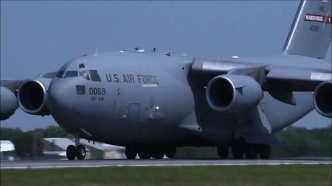 C-17 Conducting Touch-and-Go Landings