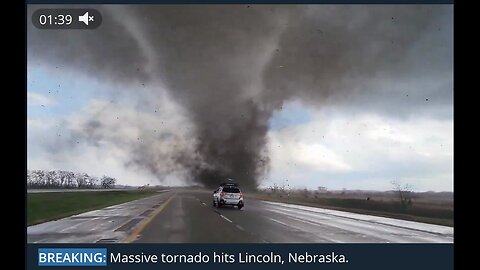 BREAKING: MASSIVE HAARP Tornado overturns trailer in Lincoln Nebraska..