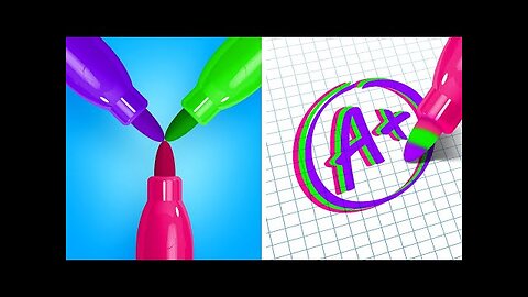 SMART SCHOOL HACKS AND ART IDEAS!