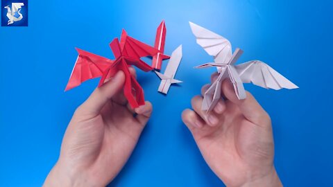 How to make origami angel and devil wings