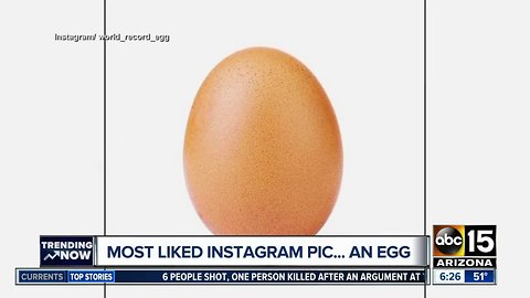 Egg breaks world record for most-liked Instagram picture