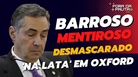 Barroso DESMENTIDO “NA LATA” por brasileiros em Oxford!