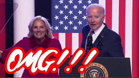 OMG!!! Watch how they're now trying to prevent Biden from getting lost on stage!