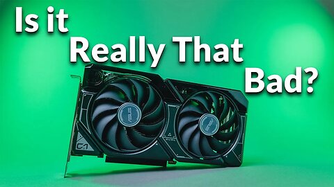 Is the RTX 4060 Really That Bad? - NVIDIA GeForce RTX 4060 Review