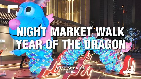 A Night Market Walk in Shenzhen at COCO Park