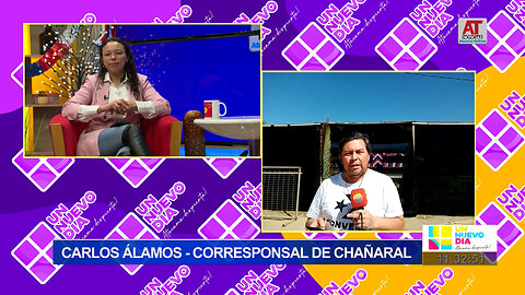 Carlos Álamos corresponsal de Chañaral