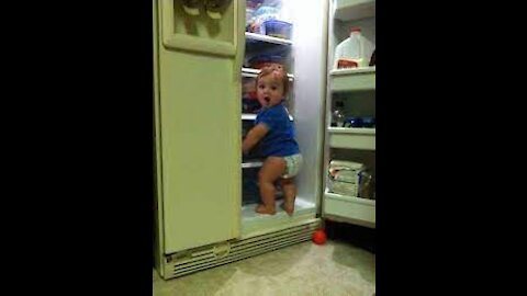 When baby's discover fridges :)