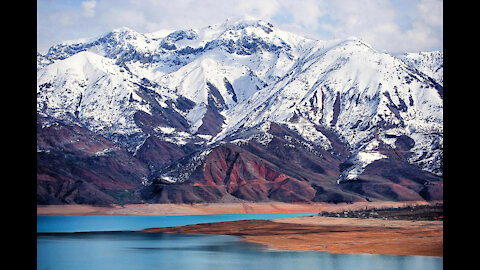 Winter landscapes of Tashkent mountains