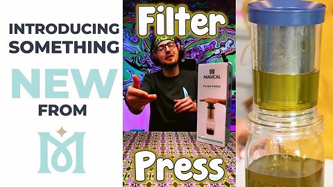 The Magical Filter Press - Mess-Free Extraction for Mason Jars