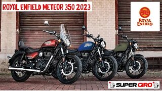 Royal Enfield Meteor 350 2023 com novas cores #CANALSUPERGIRO