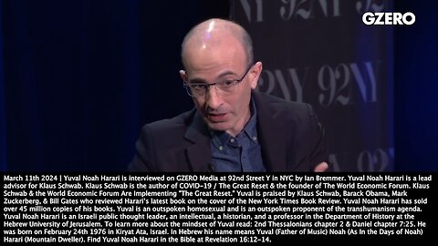 Autonomous Weapons | A.I. LAVENDER SYSTEM | "An Autonomous Weapon System Can Decide By Itself Who to Bomb...Hitler, Stalin, What Would They Do w/ the Technologies That I'm Creating Right Now?" - Yuval Noah Harari