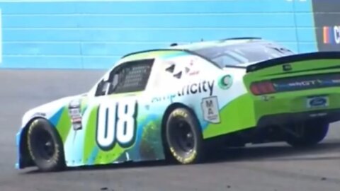 Brandon Brown Crash 2022 Xfinity Series Championship Phoenix