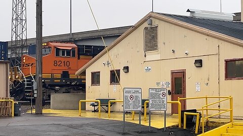 Arrivals, Departures and Crew Changes on the Transcon at the BNSF Amarillo Depot (Junior Tower)