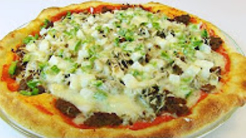 Betty's Rotel mexican pizza