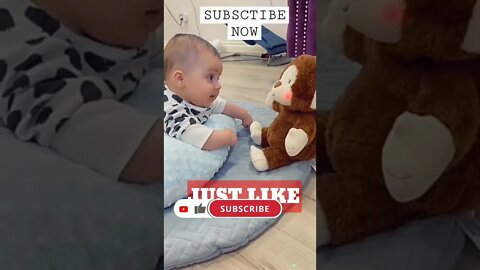 Best cute baby boy play with doll 2022,baby doll play video viral 2022,#shorts#baby#funny #cutebaby