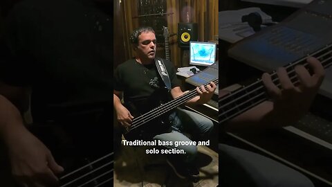 Traditional bass groove and solo section. No effects.