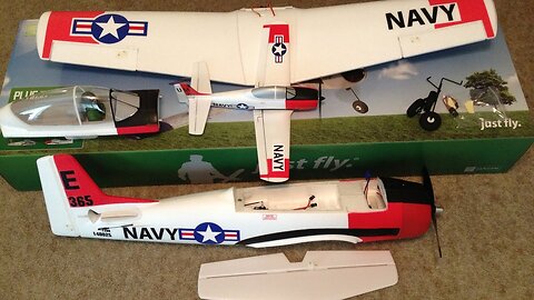 Parkzone T-28 Trojan Parkflyer Unboxing, Review, and Sunset Maiden Flight