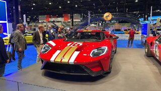 ***LIVE*** 2022 Ford GT Heritage Edition (Alan Mann) - Chicago Autoshow