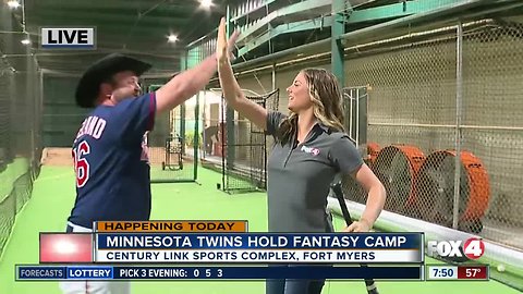 The Minnesota Twins hold fantasy camp in Fort Myers