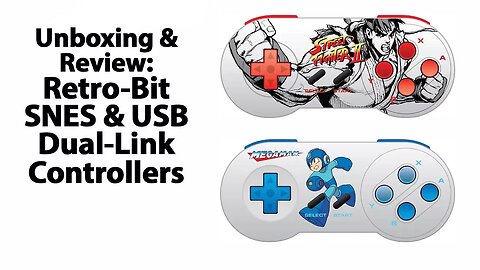 Unboxing & Review: Should You Buy a Retro-Bit Super NES & USB Dual Link Controllers?