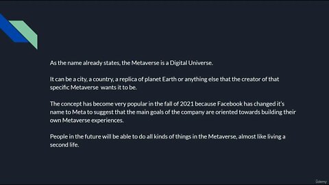 FULL FREE Metaverse Fundamentals COURSE