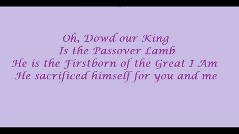 The Passover Lamb