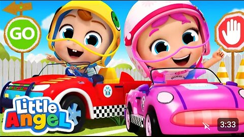 Road Safety Song Little Angel Kids Songs Nursery Rhymes