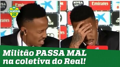 Militão PASSA MAL e ABANDONA apresentação no Real Madrid! VEJA!