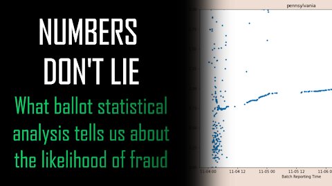 NUMBERS DON'T LIE - What Ballot Statistical analysis tells us about the likelihood of fraud