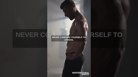 NEVER compare yourself to others. #shorts #motivationalvideo