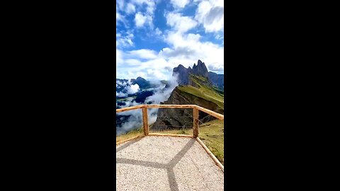 Mount Seceda, Italy.