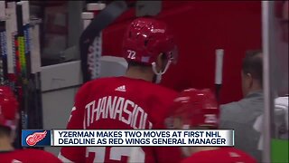 Steve Yzerman discusses trades of Green, Athanasiou