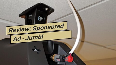 Review: Sponsored Ad - Jumbl SINSB7W ProGrip Ultra Stainless Steel Speaker Wall Mount Bracket,...