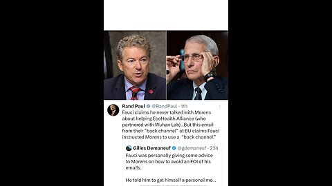 Senator Rand Paul Has Email Proof Fauci Lied Again