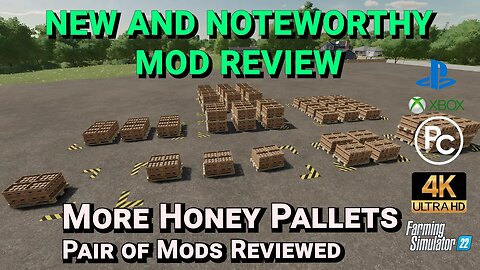 Honey Pallet Options (pair of mods reviewed) | Mod Review | Farming Simulator 22