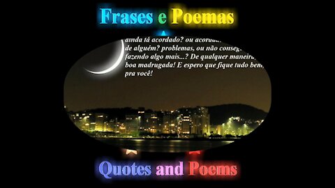 Boa madrugada pra você, ainda tá acordado? Boa sorte! [Mensagem] [Frases e Poemas]