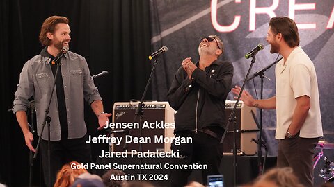 Jensen Ackles, Jeffrey Dean Morgan and Jared Padalecki || Gold Panel #SPNAustin || Highlights