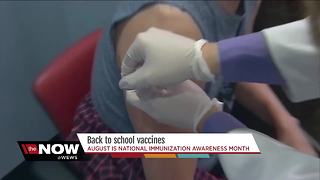 Ohio health officials recommending parents to put vaccines on their children's back-to-school list