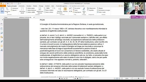 video ordinanza 22 03 2022 del Consiglio Giustizia amm.va Sicilia su obbligo siero magico