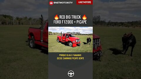 BIG RED TRUCK A maior picape do Brasil !#truck #monstertruck #shortsfeed #shortsvideo #shortsyoutube