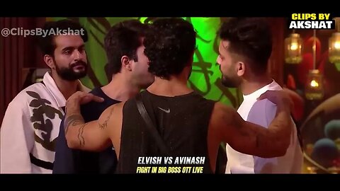 FULL FIGHT Elvish Yadav FIGHT with Avinash IN BIG BOSS OTT LIVE! SYSTMMMMM #elvishyadav #bigboss