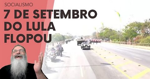 7 de SETEMBRO do GOVERNO em BRASÍLIA é FRACASSO completo sem PÚBLICO e com CONSTRANGIMENTO no PALCO