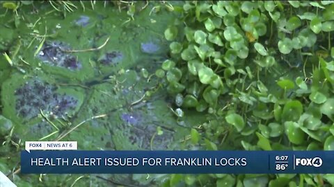 DOH-Lee issues health alert for Caloosahatchee-Franklin Locks