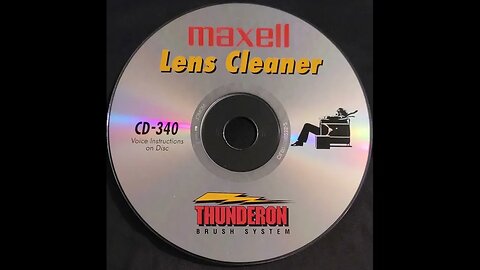 Maxell CD Lens Cleaner With Advanced Angle Brush