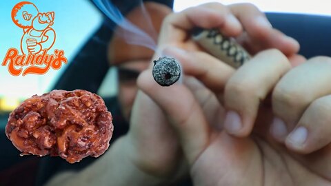 Smoking my FIRST Hash Hole + Randy's Apple Fritter