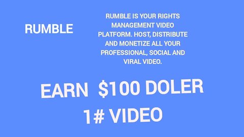 Rumble is social and viral video.