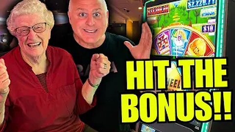 GIVING A LUCKY SENIOR $500 TO EXPERIENCE THE RUSH OF HIGH LIMIT SLOTS!